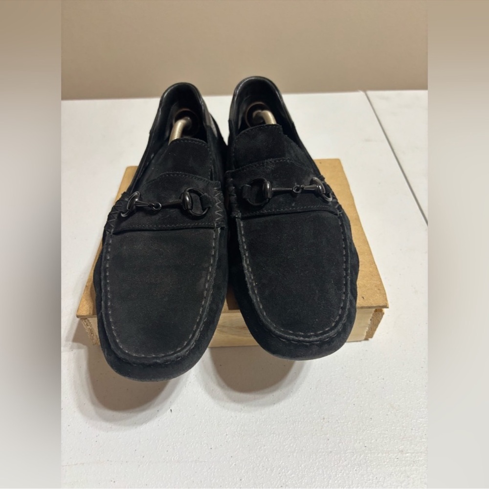 Gucci Men Black Suede Horsebit Driver
Loafers Size 9.5 G - Picture 2 of 10